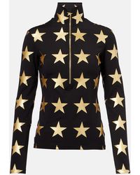 Goldbergh - Lunaria Printed Half-Zip Ski Top - Lyst