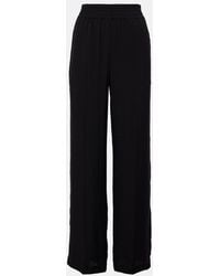 Victoria Beckham - Gathered Pajama Pants - Lyst