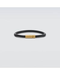 Tom Ford - Logo Leather Bracelet - Lyst