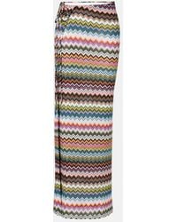 Missoni - Zigzag Lame Wrap Skirt - Lyst