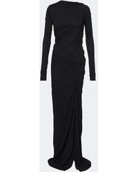 Rick Owens - Lilies Shailee Draped Open-Back Jersey Gown - Lyst