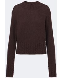 Moncler - Alpaca And Wool-Blend Sweater - Lyst
