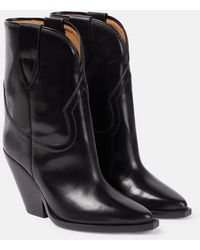 Isabel Marant - Leyane Leather Western Boots - Lyst