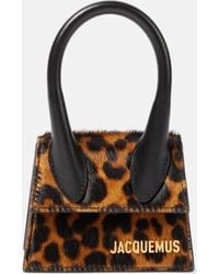 Jacquemus - Le Chiquito Leopard-print Calf Hair Tote Bag - Lyst