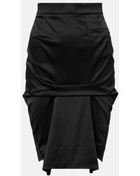 Vivienne Westwood - Midirock Aus Satin - Lyst