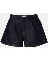 Jacquemus - Logo Denim Shorts - Lyst