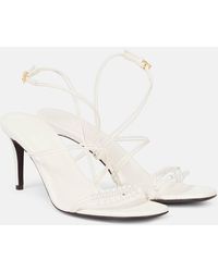 KHAITE - Sandales Loop 75 En Cuir A Ornements - Lyst