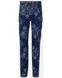 Etro - Jeans con efecto Jacquard - Lyst