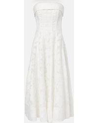 Jonathan Simkhai - Imogen Jacquard Bustier Dress - Lyst