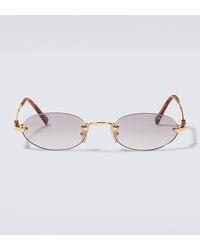 Miu Miu - Ovale Sonnenbrille - Lyst