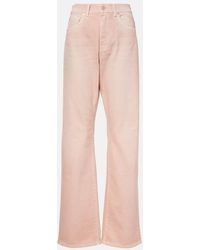7 For All Mankind - Jean Droit Tess A Taille Haute - Lyst
