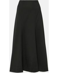 Co. - Wool-blend Midi Skirt - Lyst