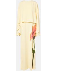 Costarellos - Meena Floral Crepe Gown - Lyst