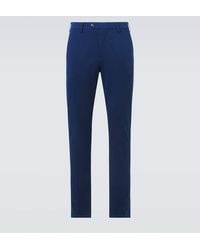 Canali - Cotton Chinos - Lyst