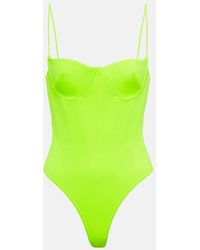 Alex Perry - Carsen Corset Bodysuit - Lyst