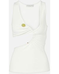 Christopher Esber - Arc Stone Ribbed-Knit Tank Top - Lyst