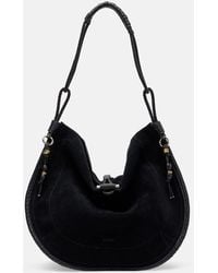 Isabel Marant - Oskan Small Suede Shoulder Bag - Lyst