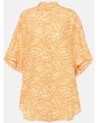 Stella McCartney - Printed Silk Blouse - Lyst