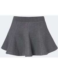 Gucci - Double G Cotton And Silk Miniskirt - Lyst