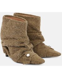 The Attico - Heeled Ankle Boots Juno - Lyst
