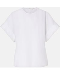 JOSEPH - Fassia Cotton Poplin Blouse - Lyst