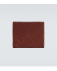 Brunello Cucinelli - Grained Leather Wallet - Lyst