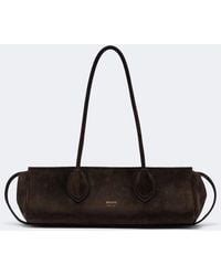 KHAITE - Donna Medium Suede Shoulder Bag - Lyst