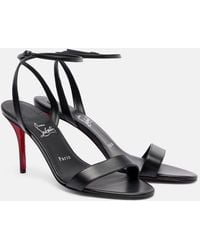 Christian Louboutin - Miss Z Sandal 80 Leather Sandals - Lyst