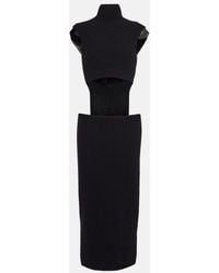 Sportmax - Arabba Wool And Cashmere Midi Dress - Lyst