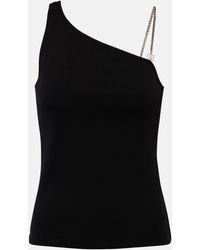 Givenchy - 4G-Plaque Ribbed-Knit Tank Top - Lyst