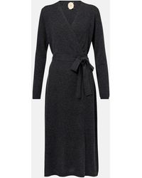 Jardin Des Orangers - Wool And Cashmere Wrap Dress - Lyst