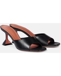 AMINA MUADDI - Lupita 70 Leather Mules - Lyst