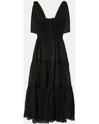 Poupette - Triny Cotton Midi Dress - Lyst