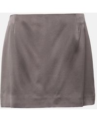 Peter Do - Silk Charmeuse Miniskirt - Lyst