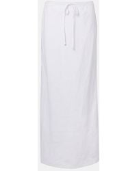 Velvet - Beka Linen Maxi Skirt - Lyst