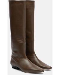 STAUD - Wally Leather Knee-High Boots - Lyst