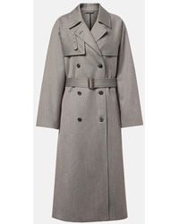 The Row - Rhydian Virgin Wool Gabardine Trench Coat - Lyst
