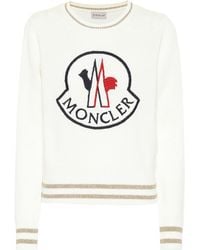 white moncler jumper