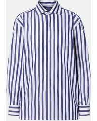 Ralph Lauren - Striped Cotton Poplin Shirt - Lyst