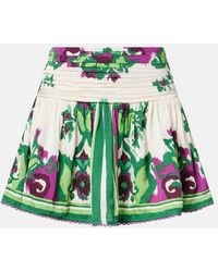 Poupette - Colleen Floral Miniskirt - Lyst