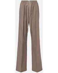 Rick Owens - Dietrich Cotton Wide-Leg Pants - Lyst