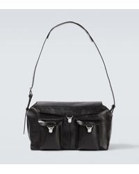 Lemaire - Week-End Gear Leather Shoulder Bag - Lyst
