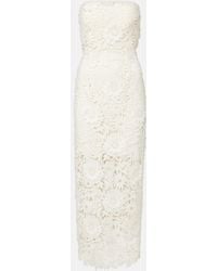 ROTATE BIRGER CHRISTENSEN - Long Dress With Back Slit - Lyst
