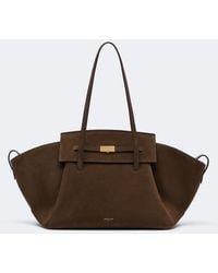 DeMellier - Brooklyn Large Suede Shoulder Bag - Lyst