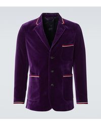 Bode - Showcase Cotton Velvet Suit Jacket - Lyst