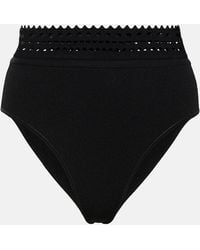 Alaïa - Vienne Cheeky Knit Shorts - Lyst