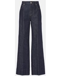 Bottega Veneta - High-Rise Wide-Leg Jeans - Lyst