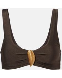 Jonathan Simkhai - Veyra Applique Bikini Top - Lyst