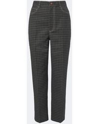 Acne Studios - Checked Straight Pants - Lyst