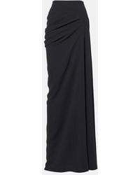 Dries Van Noten - Draped Maxi Skirt - Lyst